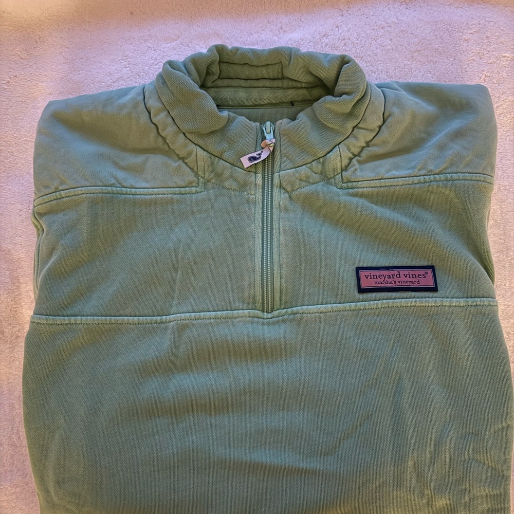 Vineyard Vines Shep Shirt Pullover- Green (Youth XXL or Women’s XS or Men’s XXS)